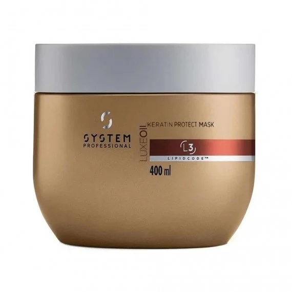 System Professional Luxe Oil Keratin Protect Mask L3 400ml NEW - maschera protettiva tutti capelli