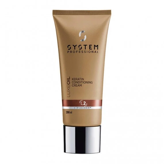 System Professional LuxeOil Keratin Conditioning Cream L2 200ml - balsamo levigante illuminante tutti capelli
