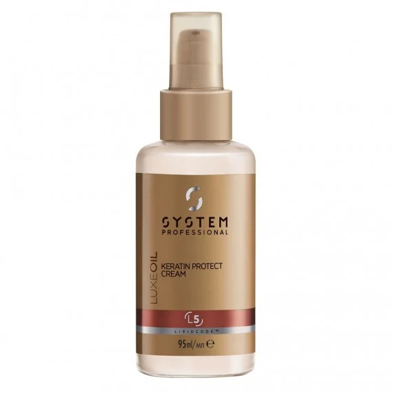 System Professional LuxeOil Keratin Protect Cream L5 95ml - crema termoprotettiva con cheratina tutti capelli