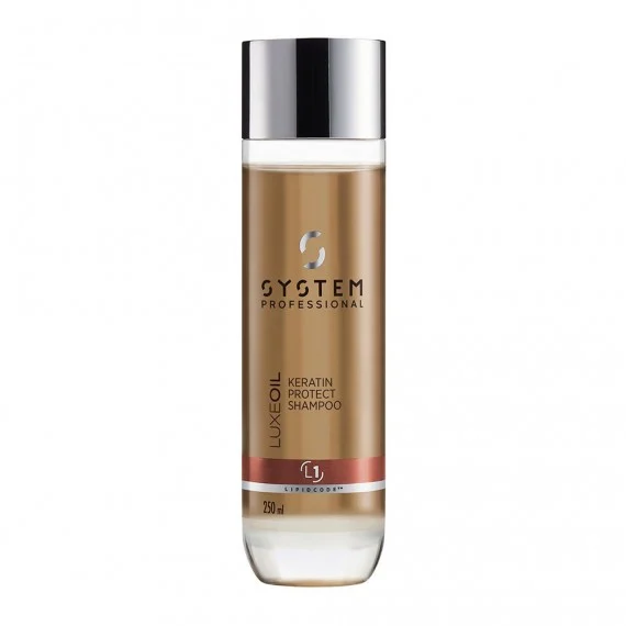 System Professional LuxeOil Keratin Protect Shampoo L1 250ml - shampoo levigante illuminante tutti capelli