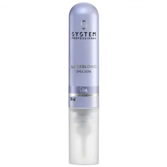 System Professional Luxeblond Emulsion LB4 50ml - emulsione anti-giallo capelli biondo freddo
