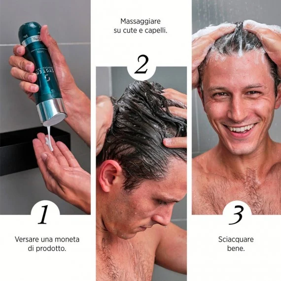 System Professional Man Anti DanDruff Shampoo M1D 250ml - shampoo uomo detossinante antiforfora