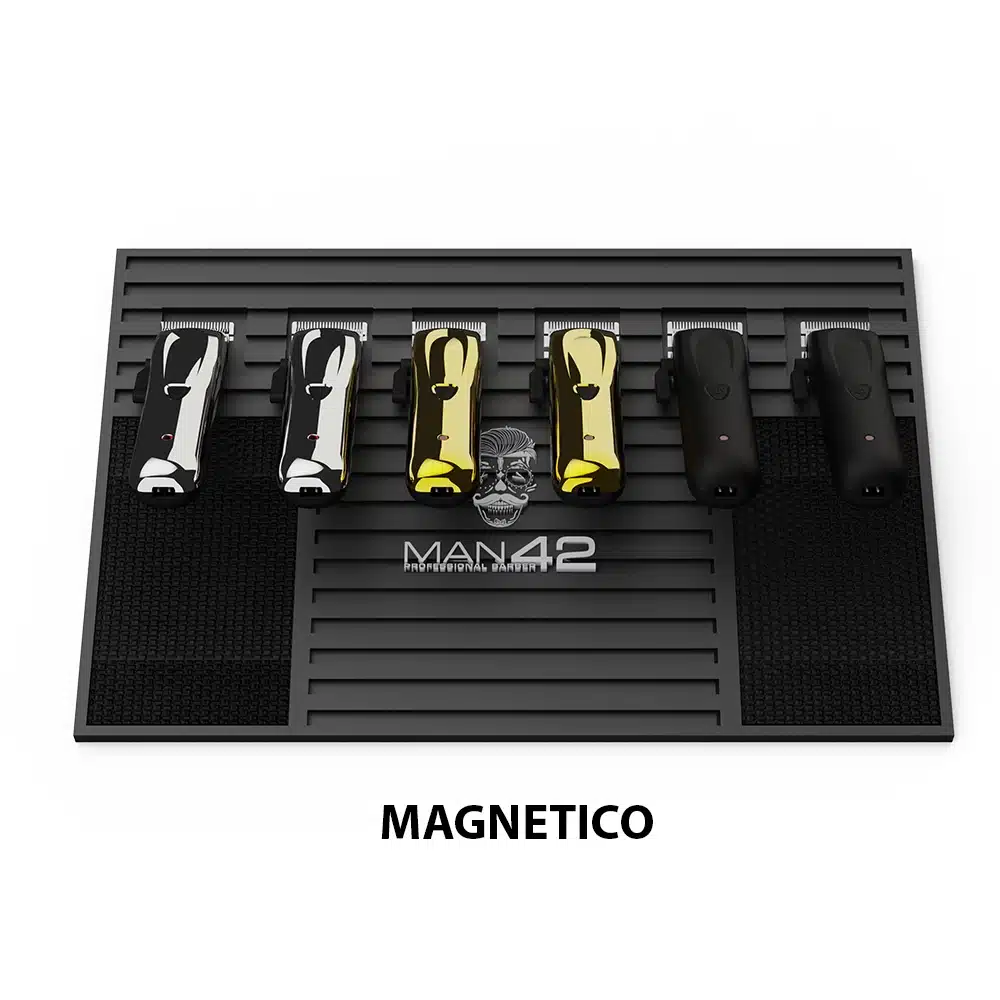 TAPPETO PER TAGLIACAPELLI MAGNETICO IN GOMMA EXTRA LARGE MAN 42