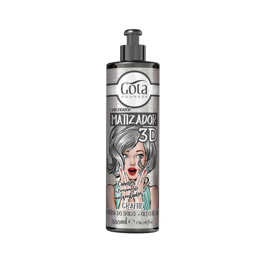 Gota Dourada Matizador 3D Grafite 300 ml