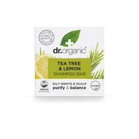 Dr. Organic Árbol del Té Limón Champú Sólido 75g