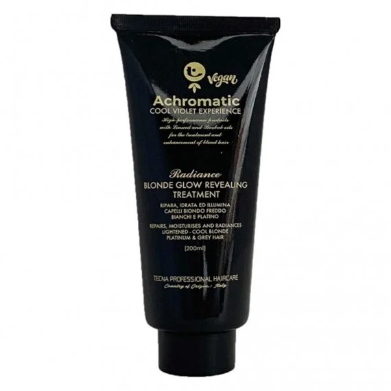 Tecna Achromatic Radiance Blonde Glow Revealing Treatment 200ml - balsamo anti-giallo capelli biondo freddo