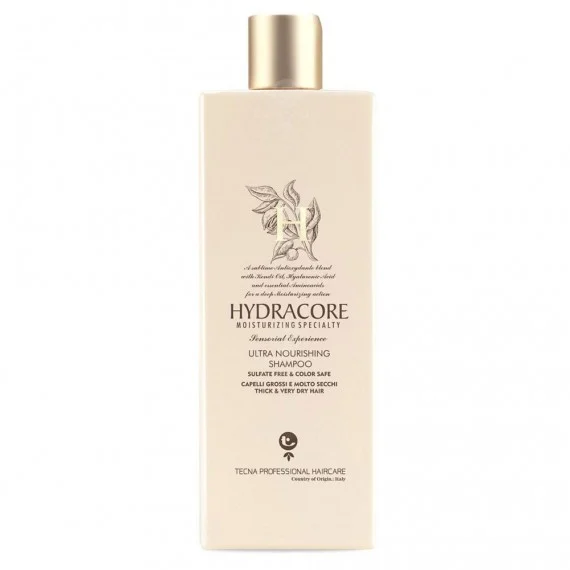 Tecna Hydracore Ultra Nourishing Shampoo 500ml - shampoo ultra idratante capelli spessi aridi