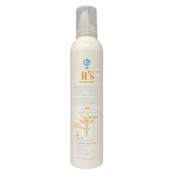 Tecna It's N.5 Conditioning Foam 300ml - mousse styling volumizzante capelli sottili