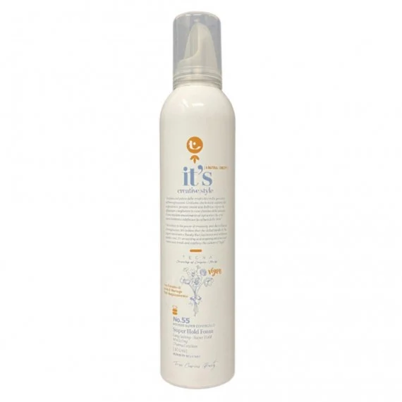 Tecna It's N.55 Super Hold Foam 300ml - mousse styling tenuta estrema tutti capelli