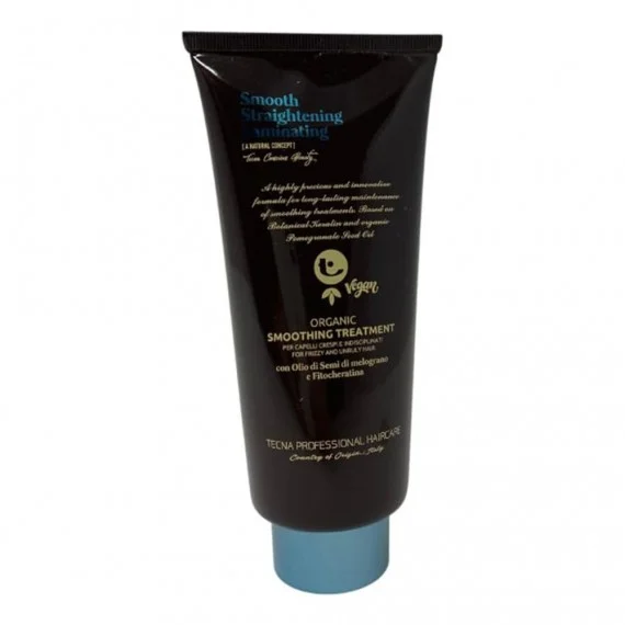 Tecna Smooth Straightening Laminating Organic Smoothing Treatment 200ml - balsamo anticrespo capelli ribelli