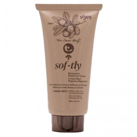 Tecna Sof.tly Restorative Hand Care Cream 100ml - crema organica riparatrice mani