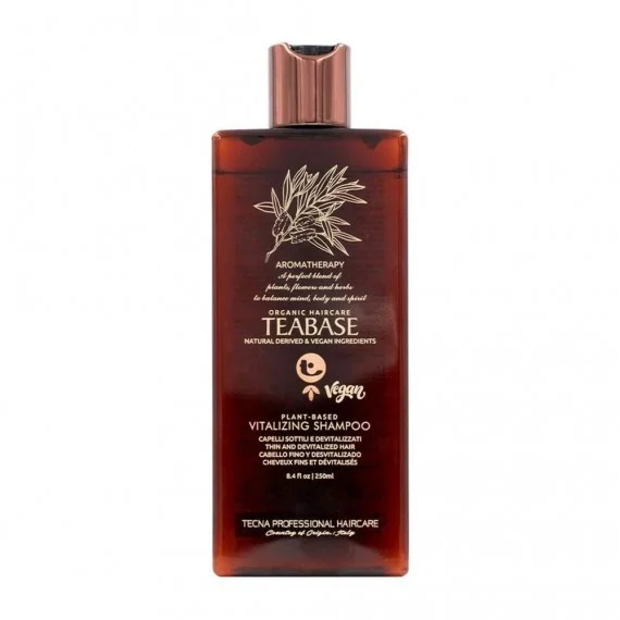 Tecna Teabase Aromatherapy Vitalizing Shampoo 250ml - shampoo rinforzante capeli sottili devitalizzati