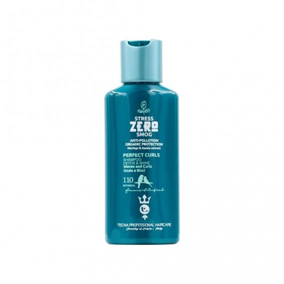 Tecna Zero Perfect Curls Shampoo 100ml TRAVEL SIZE - shampoo detossinante illuminante capelli e mossi