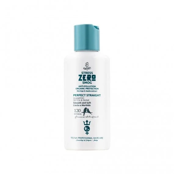 Tecna Zero Perfect Straight Shampoo 100ml TRAVEL SIZE - shampoo detossinante illuminante capelli lisci