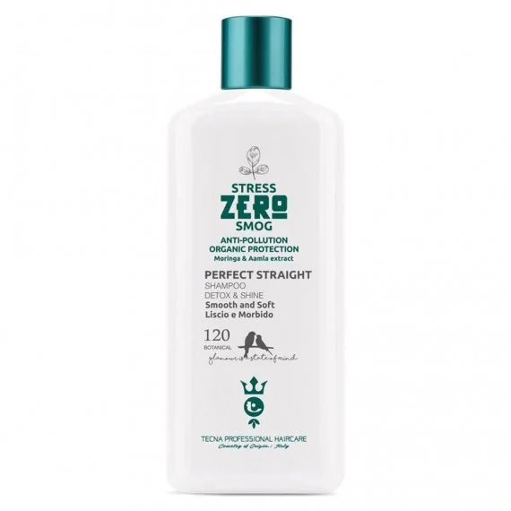 Tecna Zero Perfect Straight Shampoo 400ml - shampoo detossinante illuminante capelli lisci