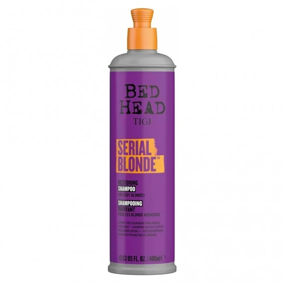Tigi Bed Head Serial Blonde Restoring Shampoo 400ml - Shampoo ristrutturante biondo