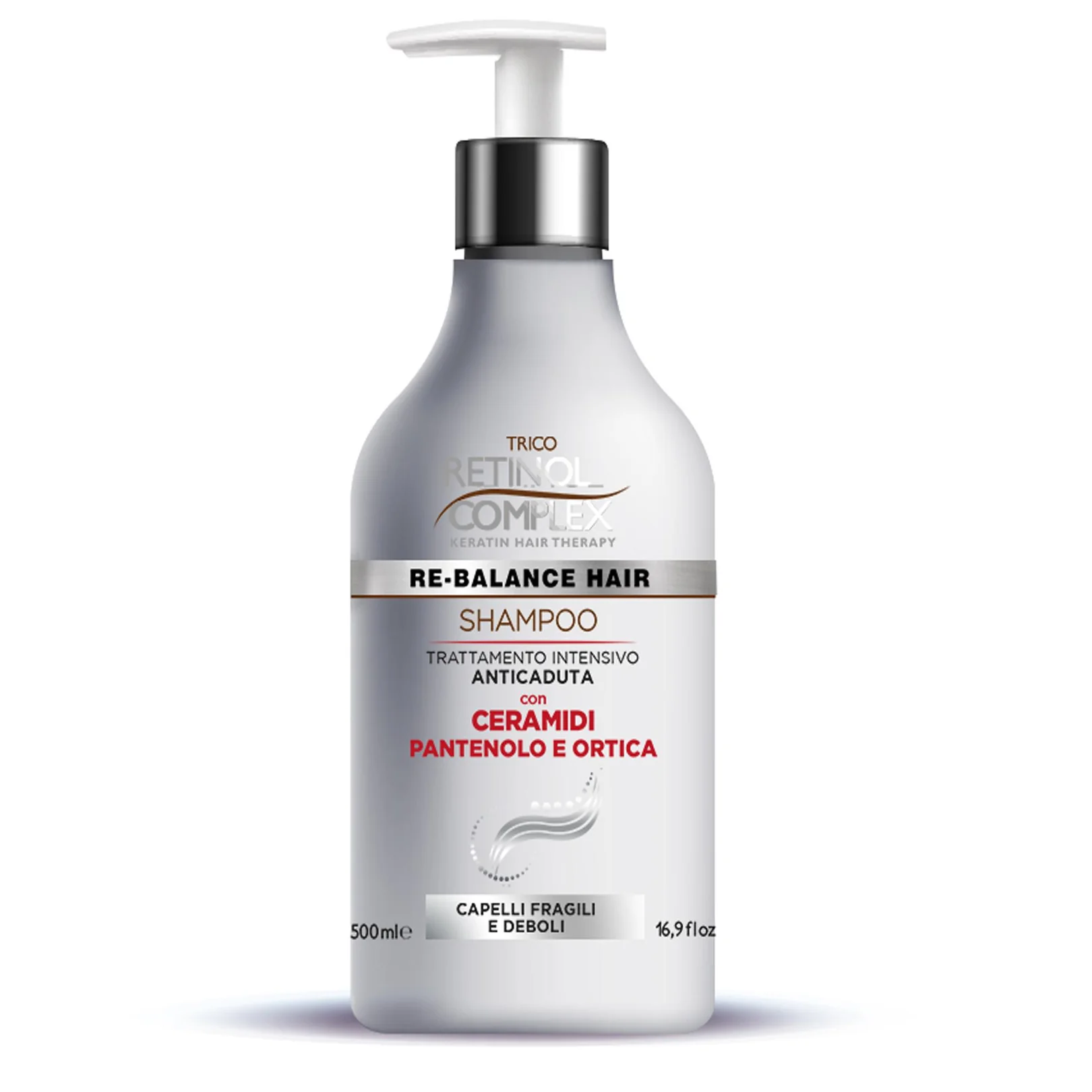 Trico Retinol Complex Shampoo Anticaduta con Ceramidi e Pantenolo e ortica 500 ml