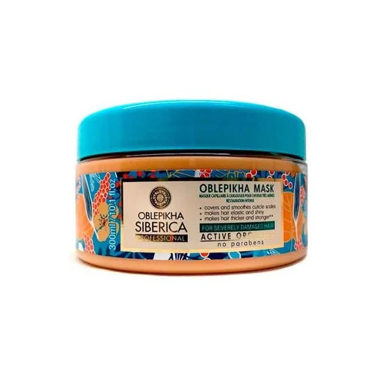 Natura Siberica Oblepikha Maschera riparatrice per capelli 300ml
