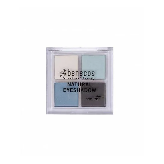 Benecos Cosmeticos Sombra Quattro True Blue 9g