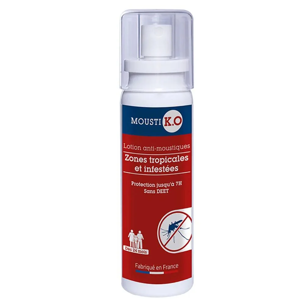 Mousti K.O. Lozione Antizanzare Zone Tropicali E Infestate Zone Tropicali E Infestate Da 24 Mesi 100ml