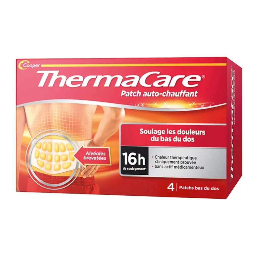 ThermaCare Patch Auto-scaldante 16h Schiena 4 Cinture