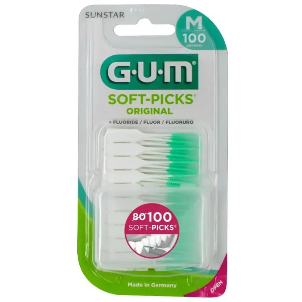 Gum spazzolini Interdentali Regular X100 Soft-picks + Fluoro