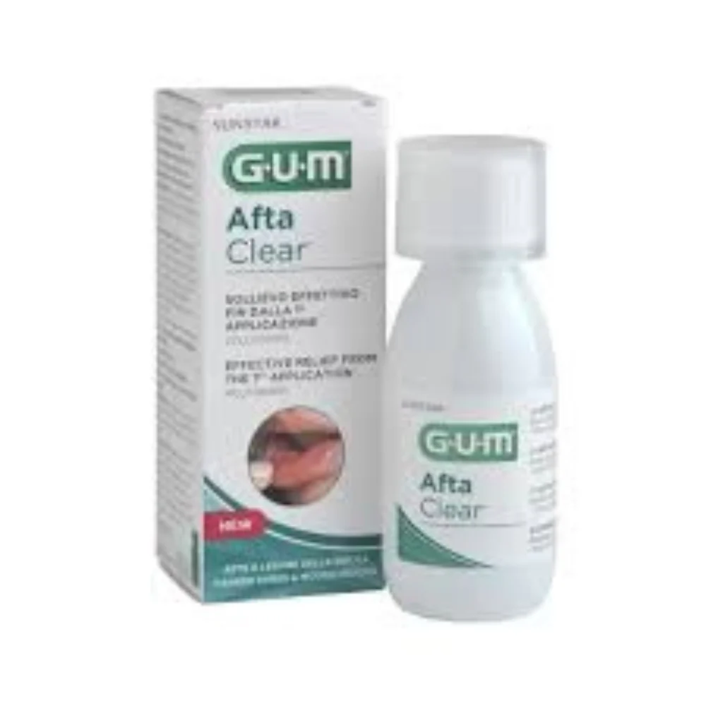 Gum AftaClear Collutorio Afte E Lesioni Buccali 120ml