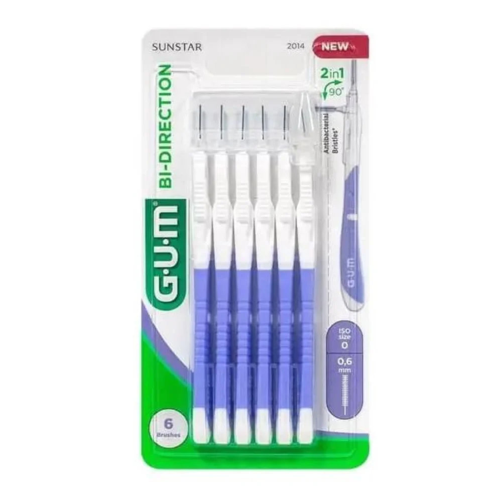 Gum spazzoline Interdentali Bidirezionali 0.6 mm x6