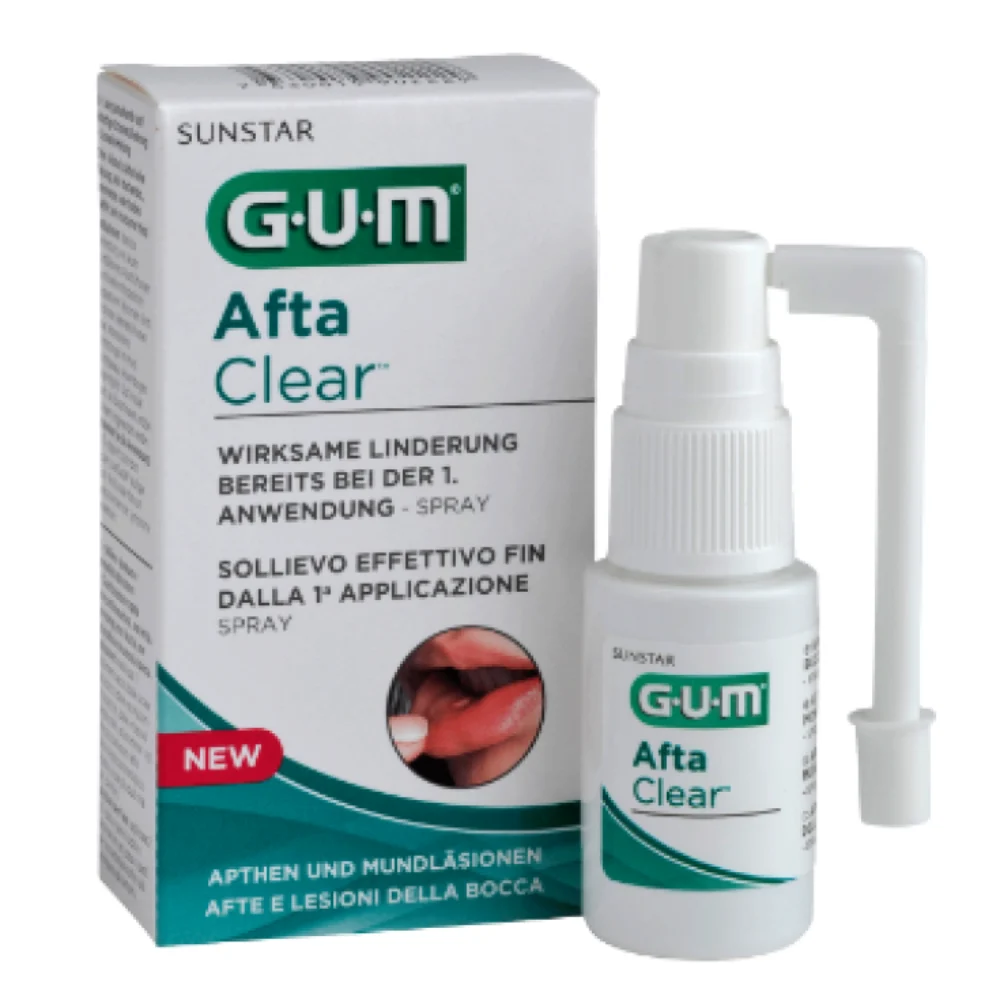 Gum AftaClear Spray Afte E Lesioni Buccali 15ml