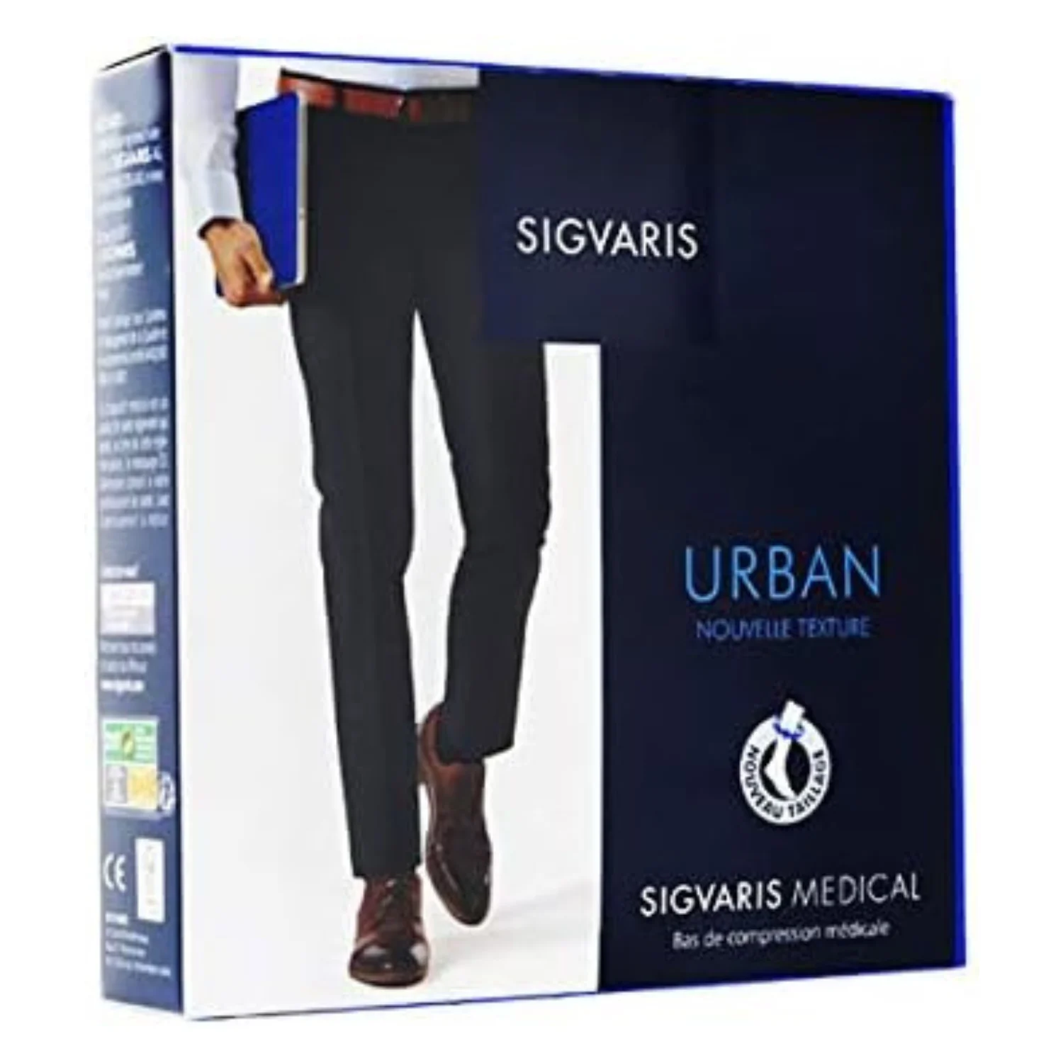 Sigvaris Urban New Bas de Contention pour Hommes Long Noir M