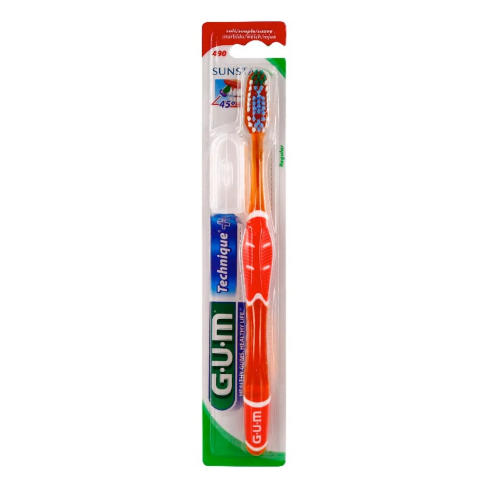 Gum Tecnica + Spazzolino da Denti Morbido 490