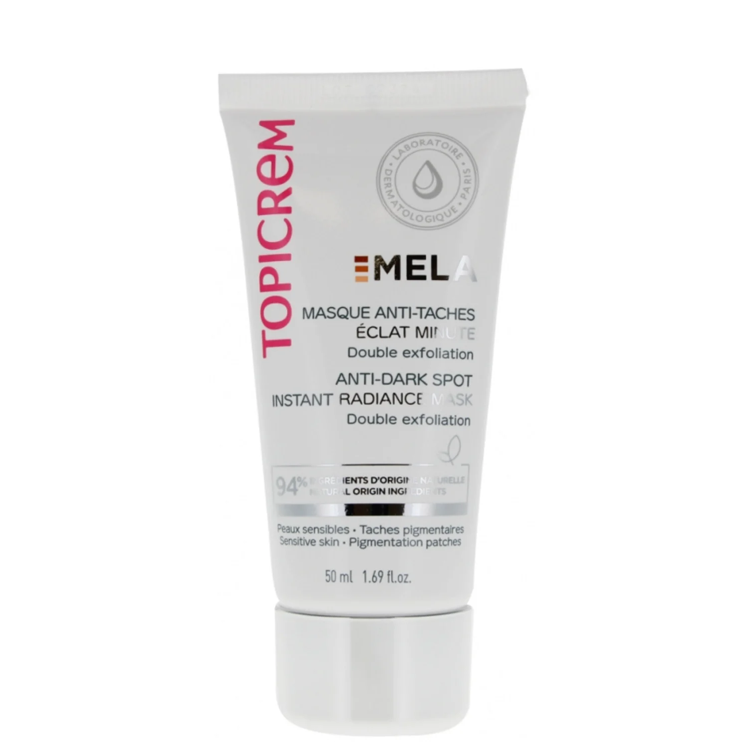 Topicrem MELA Maschera Anti-Macchie Anti-Macchia Luminosità Istantanea 50 ml