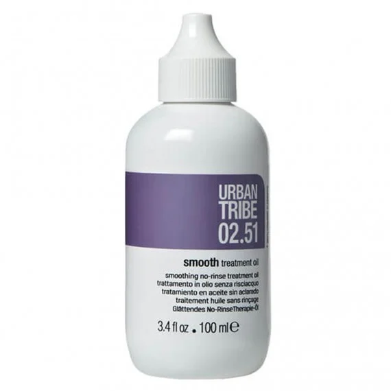 Urban Tribe Smooth 02.51 Treatment Oil 100ml - trattamento in olio senza risciacquo capelli danneggiati