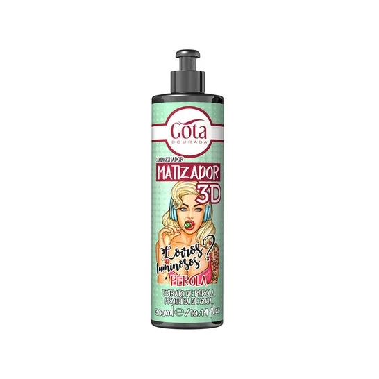 Gota Dourada Acondicionador Matizador 3D Perlado 300ml