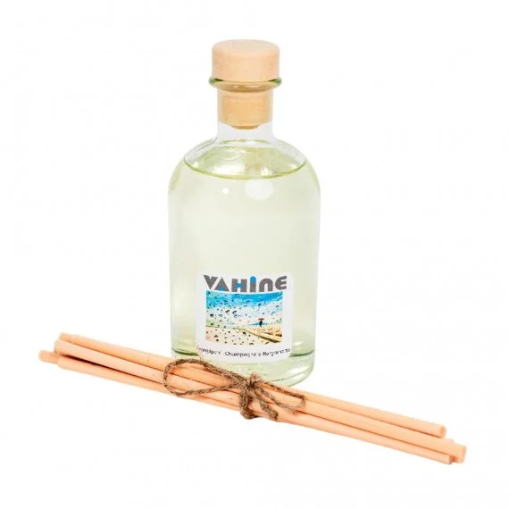 VAHINE "Fiori e Bollicine" Frangipani, Champagne & Bergamotto 250ml - profumatore ambiente con bastoncini