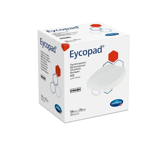 Hartmann Eycopad Parche Ocular Estéril 56mmx70mm 25uds