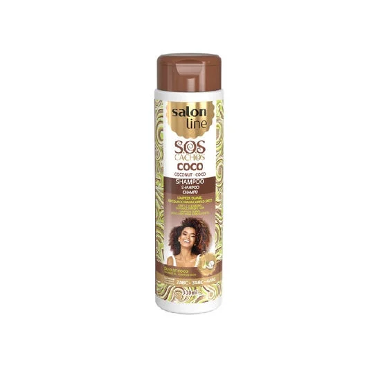 Salon Line SOS Cachos Champú Aceite de Coco 300ml