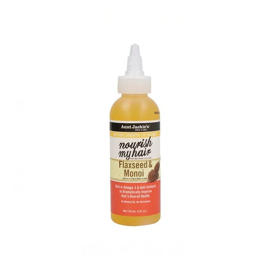 Aunt Jackie's Nourish My Hair Flaxseed & Monoi Olio Did Crescita 118ml