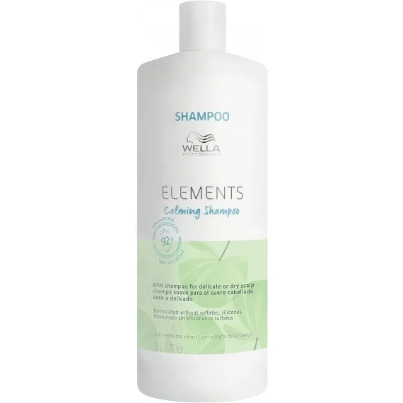 WELLA PROFESSIONALS Elements Calming Shampoo 1000ml - shampoo lenitivo cuoio capelluto secco