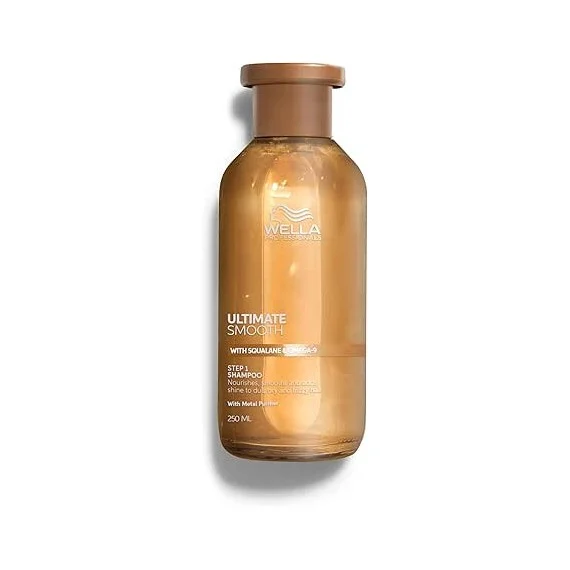 WELLA PROFESSIONALS Ultimate Smooth Shampoo Step1 250ml - shampoo lisciante capelli ribelli crespi
