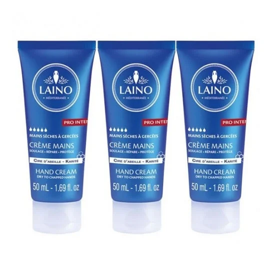 Laino Hand Cream Pro Intense 50ml lotti di 3 Crema per le mani Laino Intenso 50ml