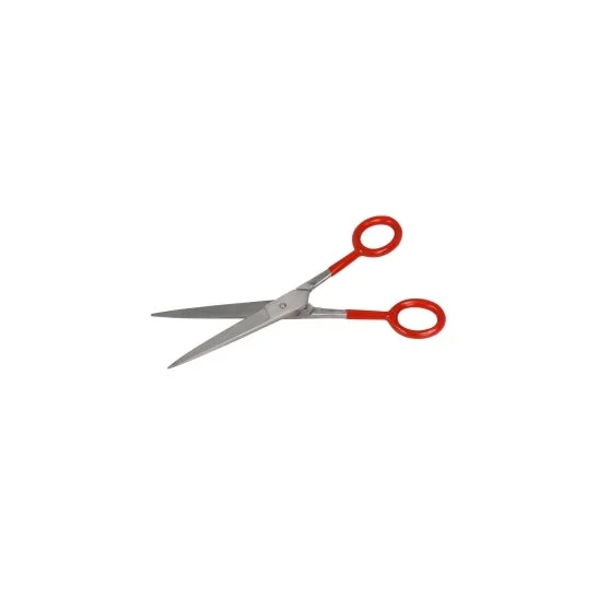 Zenish Forbici Professionali Metallo Argento Impugnatura Rossa 7 Unità