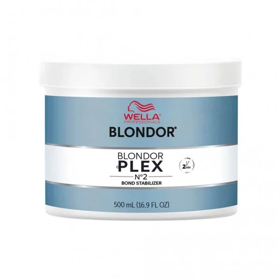 Wella Professionals Blondor Plex N°2 Bond Stabilizer 500ml - trattamento professionale ristrutturante post-decolorazione