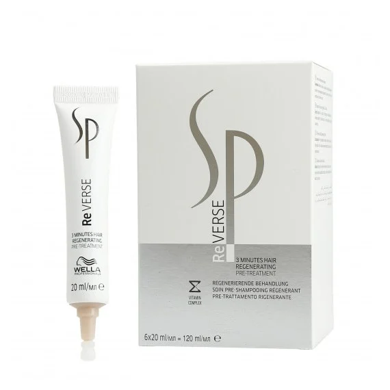 Wella SP System Professional Reverse Regenerating Pre-Treatment 6x20ml - pre-shampoo rigenerante capelli fragili