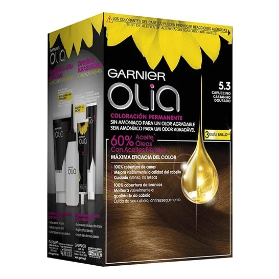 Garnier Olia Coloración Permanente N°5.3 Capuccino 1ud