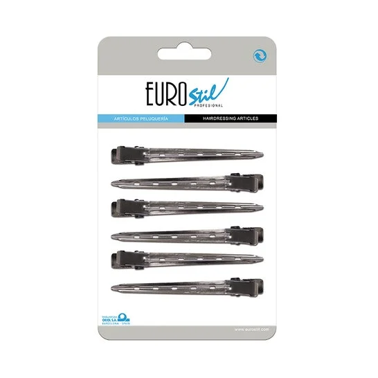 Eurostil Kit Pinzas Curvadas 6uds