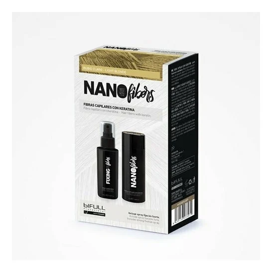 Bifull Nanofibers Kit Fibras Capilares con Keratina Rubio Claro