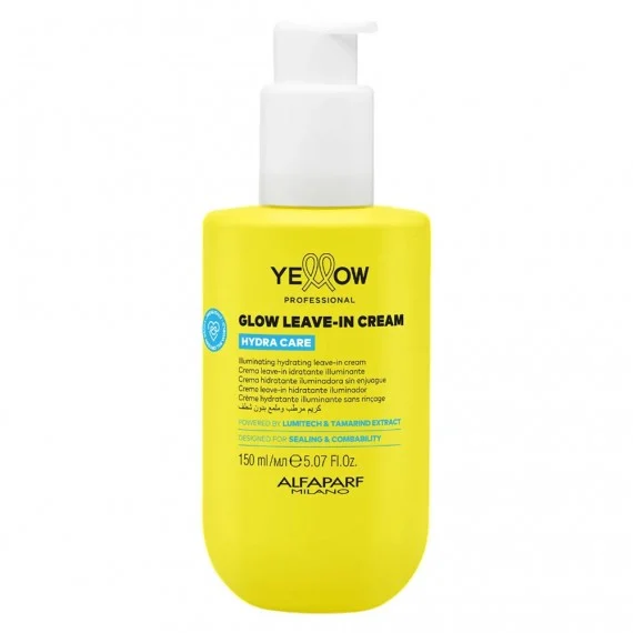 Yellow Professional Hydra Care Glow Leave-in Cream 150ml - crema senza-risciacquo illuminante tutti capelli