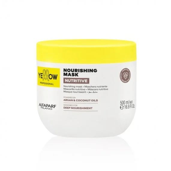 Yellow Professional Nutritive Nourishing Mask 500ml - maschera nutriente capelli secchi aridi