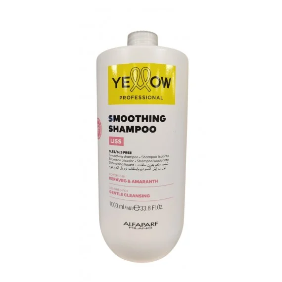 Yellow Professional Smoothing Shampoo Liss 1000ml - shampoo lisciante anticrespo capelli ribelli crespi